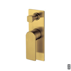 Espresso Shower Mixer with Diverter Brushed Gold