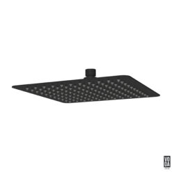 Espresso Stainless Steel Shower Rose Matte Black
